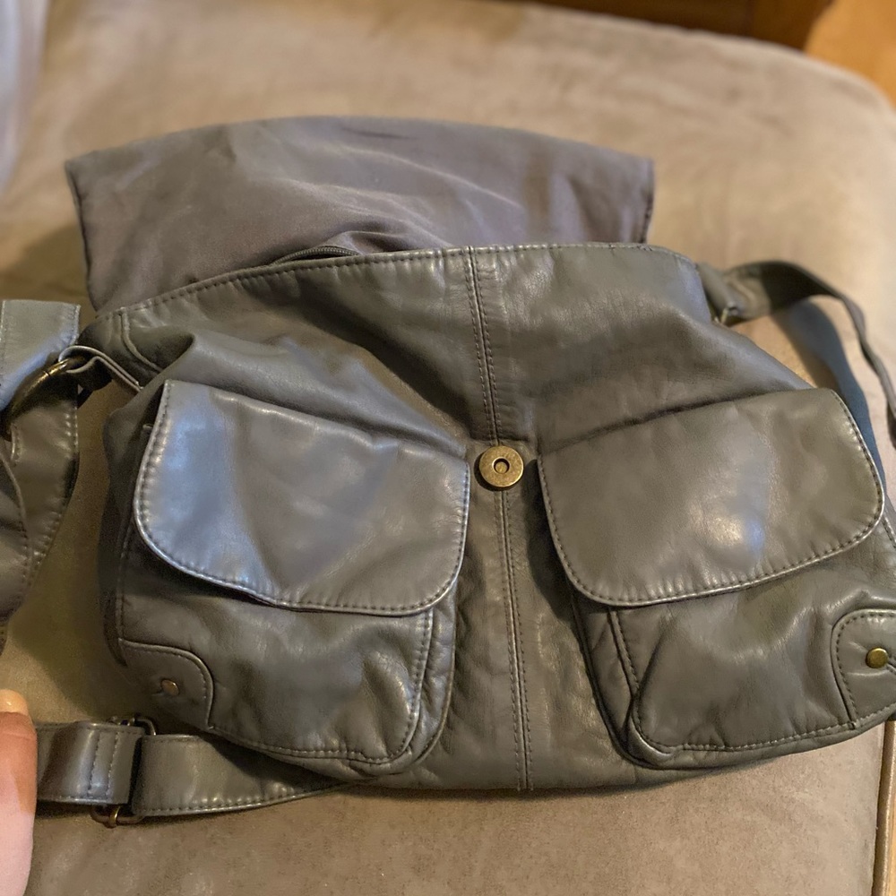 Mossimo Grey Crossbody Handbag.